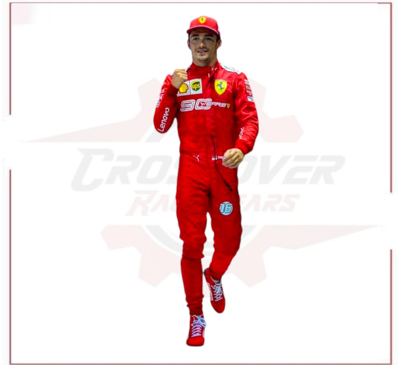 Charles Leclerc Scuderia Ferrari F1 Racing Suit CROSSOVER RACEWEARS