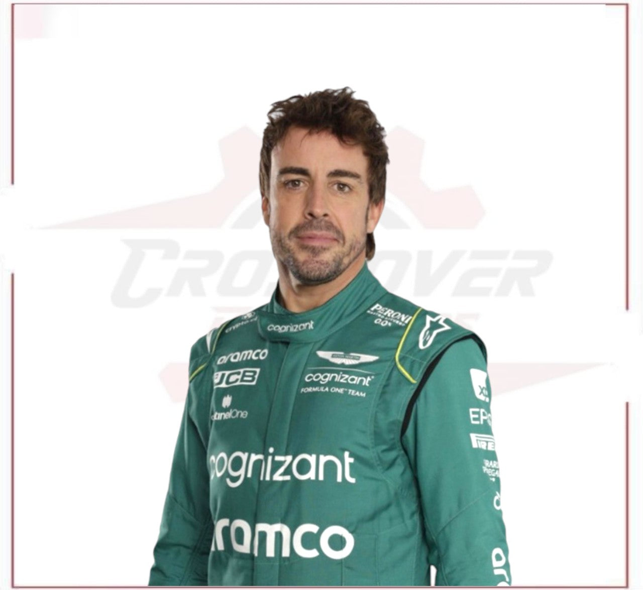 2023 Fernando Alonso Aston Martin F1 Race Suit CROSSOVER RACEWEARS