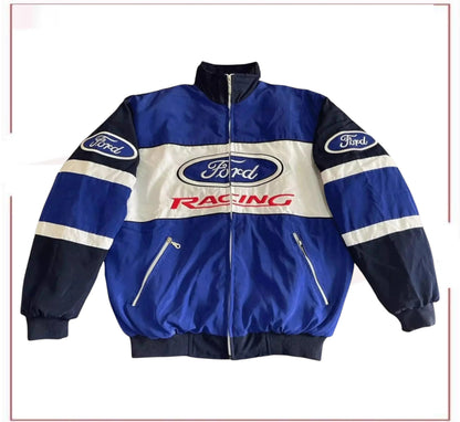 Vintage Ford F1 Racing Sublimation Bomber Jacket