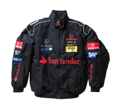 Mercedes Benz Santander Racing Vintage Jacket Black