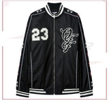 Off-White varsity-patch bomber jacket