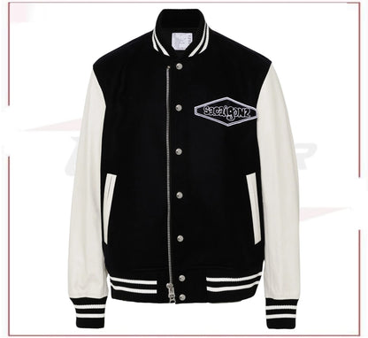 sacai Gonz-appliqué bomber jacket