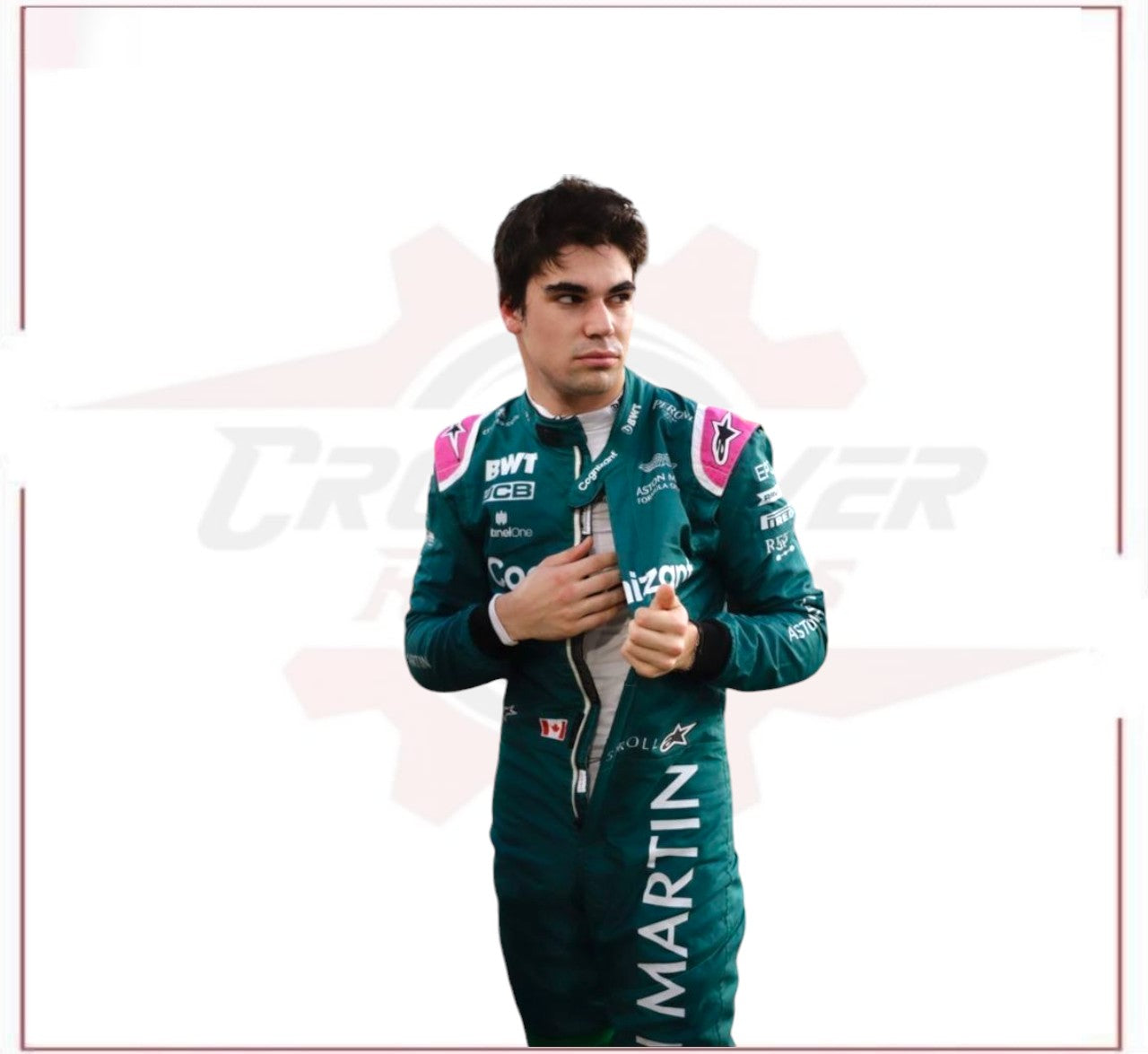 2021 Lance Stroll Aston Martin F1 Race Suit CROSSOVER RACEWEARS