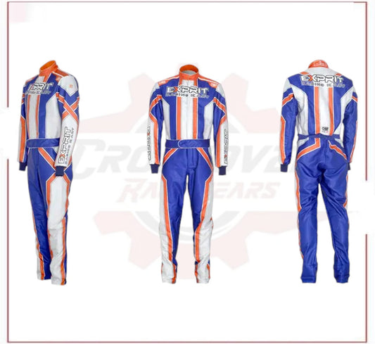 EXPRIT OMP SUBLIMATION PRINTED GO KART RACE SUIT CROSSOVER RACEWEARS