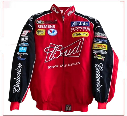 Budweiser Black F1 Vintage Racing Jacket
