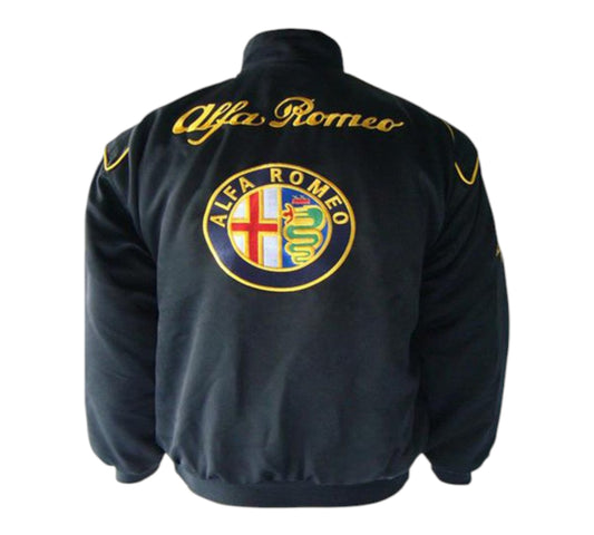 Alfa Romeo F1 Vintage Jacket Black