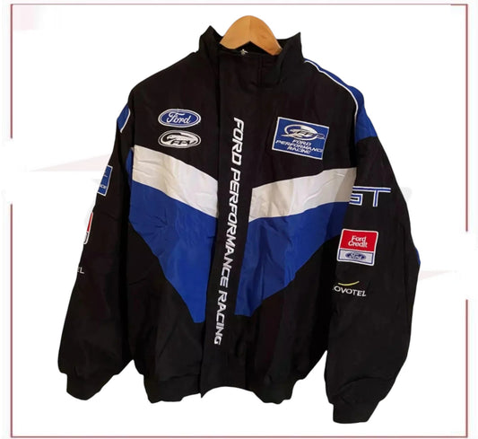 Vintage Navy/Blue Ford Performance Racing Bomber Jacket