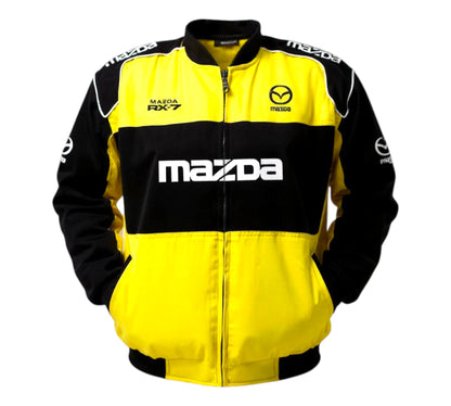 Mazda RX-7 Vintage Racing Jacket Yellow and Black