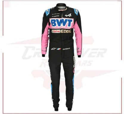 2023 Esteban Ocon BWT Alpine F1 Team Race Suit - Singapore GP CROSSOVER RACEWEARS