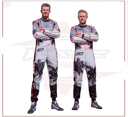 2023 Nico Hulkenberg Haas F1 Team Race Suit - Miami GP