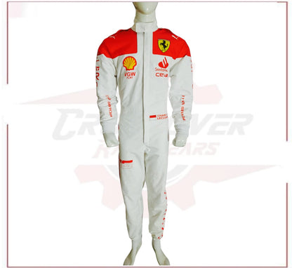2023 Charles Leclerc Monaco GP F1 Scuderia Ferrari Race Suit - CROSSOVER RACEWEARS 