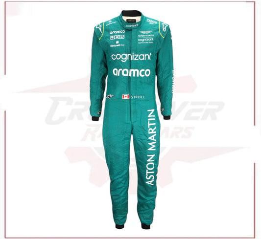 Lance Stroll 2022 Signed Race Suit - Italian GP CROSSOVER RACEWEARS