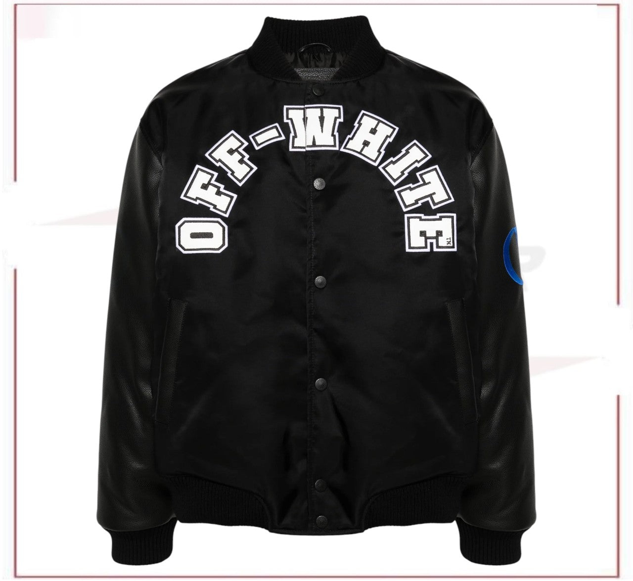 Off-White Baseball Over varsity jacket