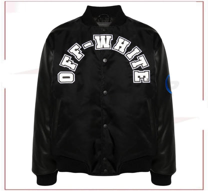 Off-White Baseball Over varsity jacket