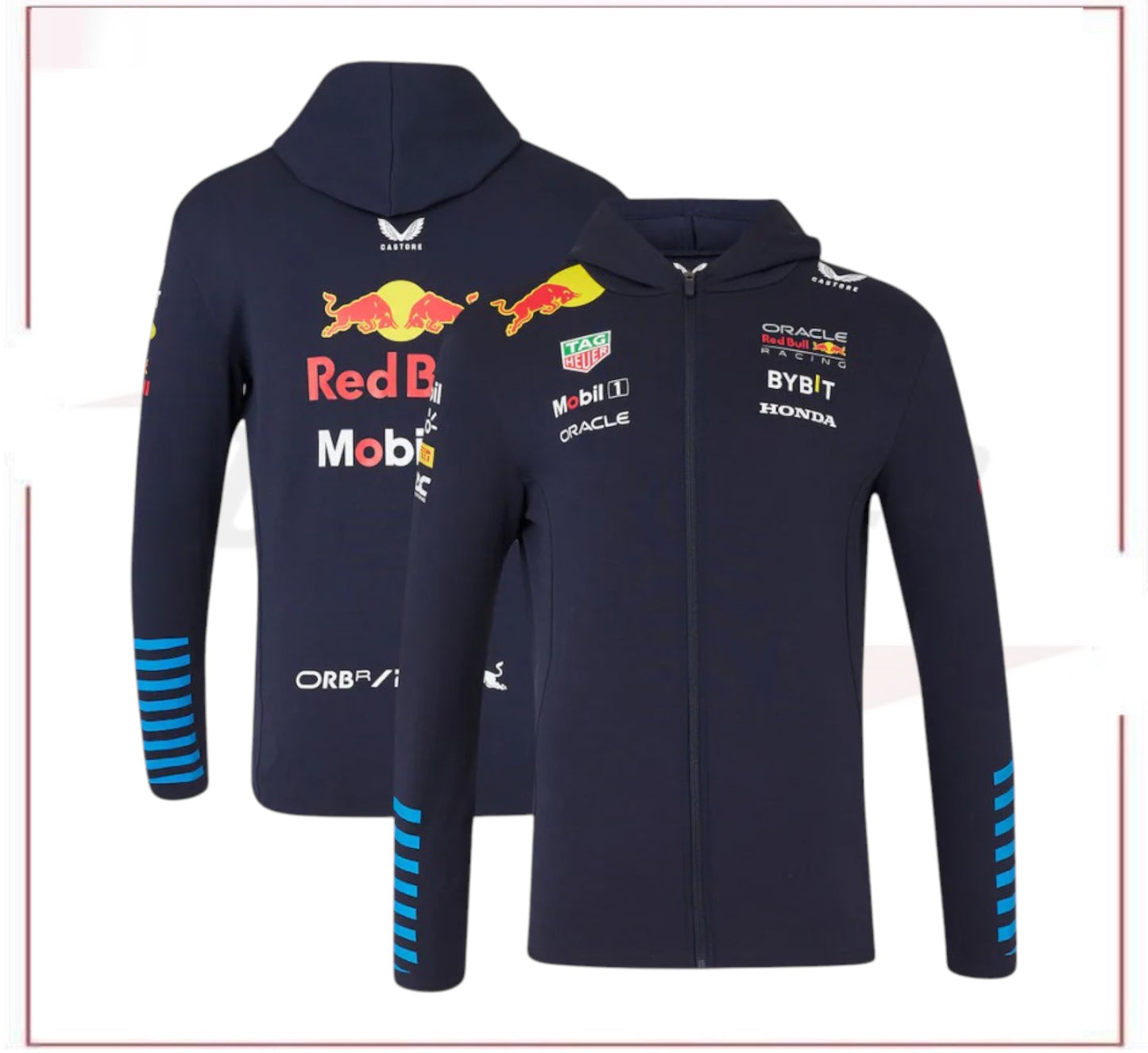 F1 Red Bull Racing 2024 Team Full Zip Hoodies