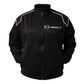 Black jacket with Mazda logo on a white background