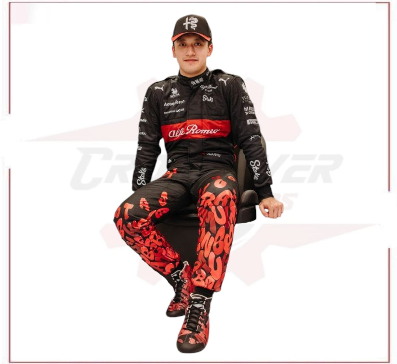 Zhou Guanyu Alfa Romeo F1 Team Stake Race Suit