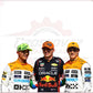 NEW MCLAREN SILVERSTONE OSCAR PIASTRI 2023 F1 TEAM RACE SUIT CROSSOVER RACEWEARS