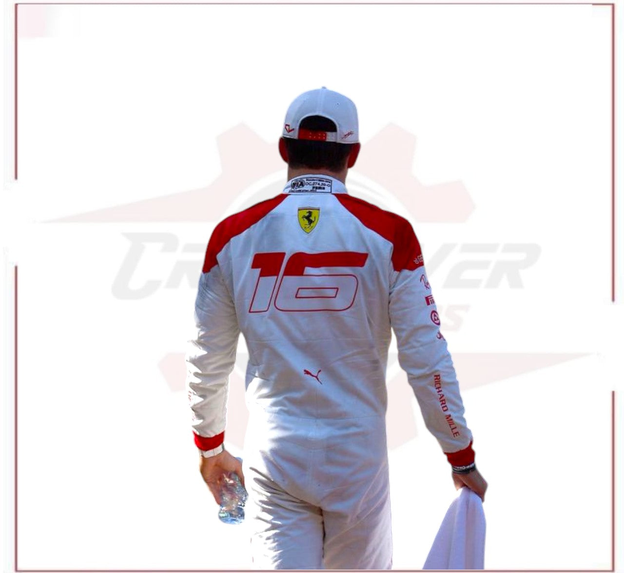 2023 Charles Leclerc Monaco GP F1 Scuderia Ferrari Race Suit - CROSSOVER RACEWEARS 