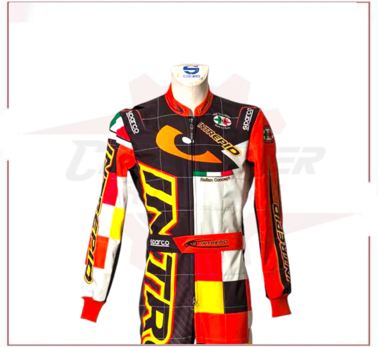 INTREPID Overall Driver Go Kart Racing Suit CROSSOVER RACEWEARS