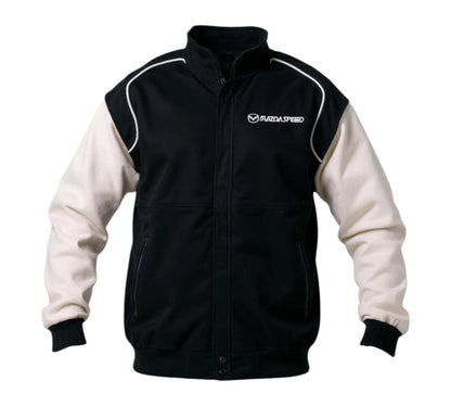 Mazda Mazdaspeed Racing Vintage Jacket Black and White