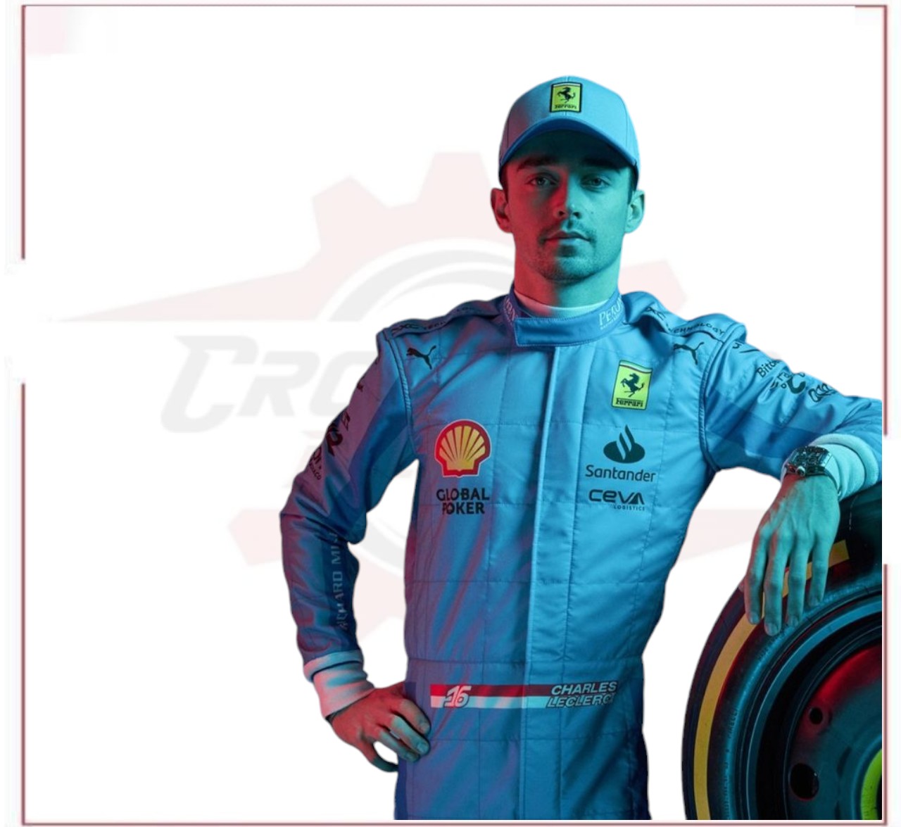 2020 Charles Leclerc Scuderia Ferrari F1 Miami Grand Prix Race Suit - CROSSOVER RACEWEARS 