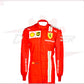 2021 Carlos Sainz Scuderia Ferrari F1 Racing Suit - CROSSOVER RACEWEARS 