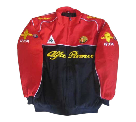 F1 Alfa Romeo Vintage Jacket Red & Black