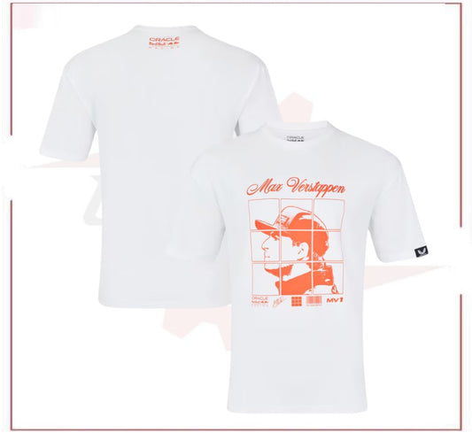 Red Bull Racing Max Verstappen Puzzle Driver T-Shirt