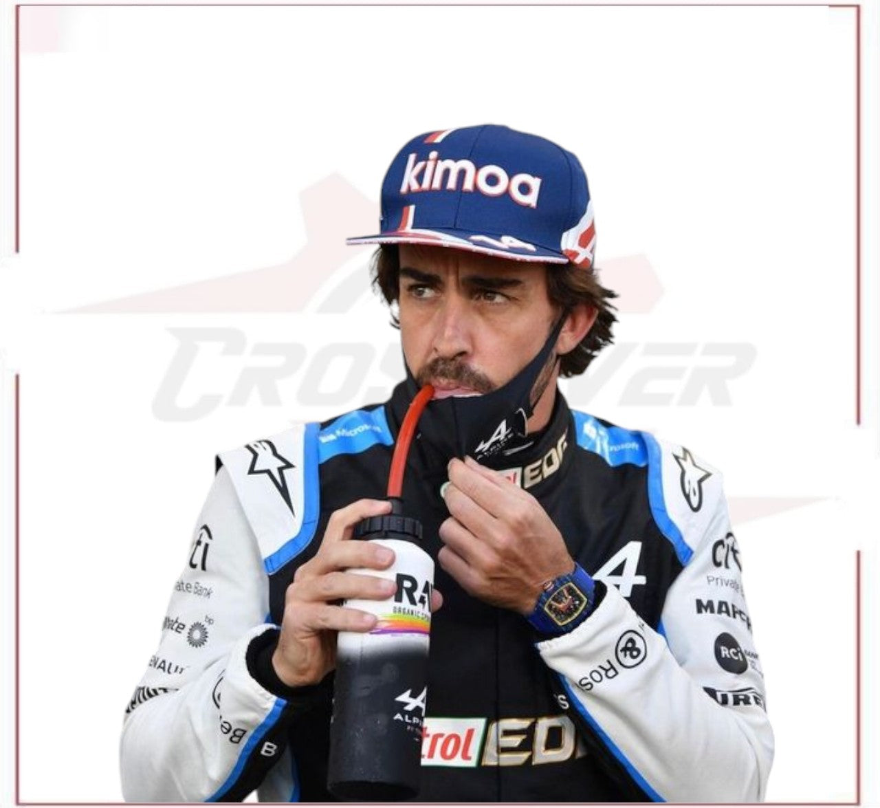 2021 FERNANDO ALONSO ALPHINE F1 RACE SUIT CROSSOVER RACEWEARS