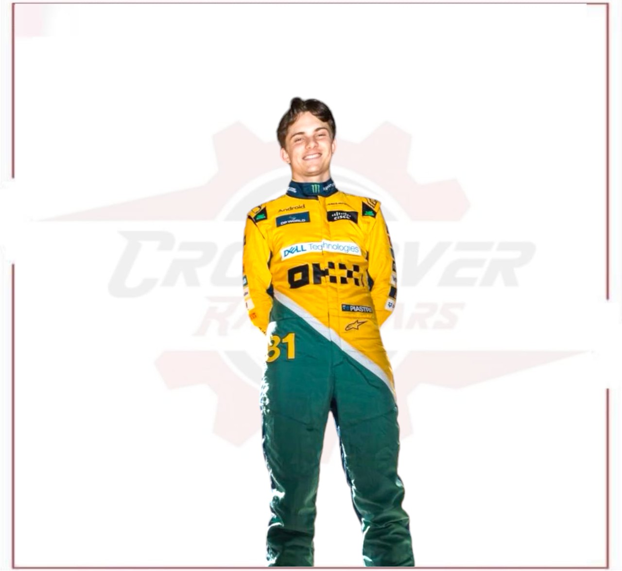 2024 New McLaren Oscar Piastri F1 Team Race Suit CROSSOVER RACEWEARS