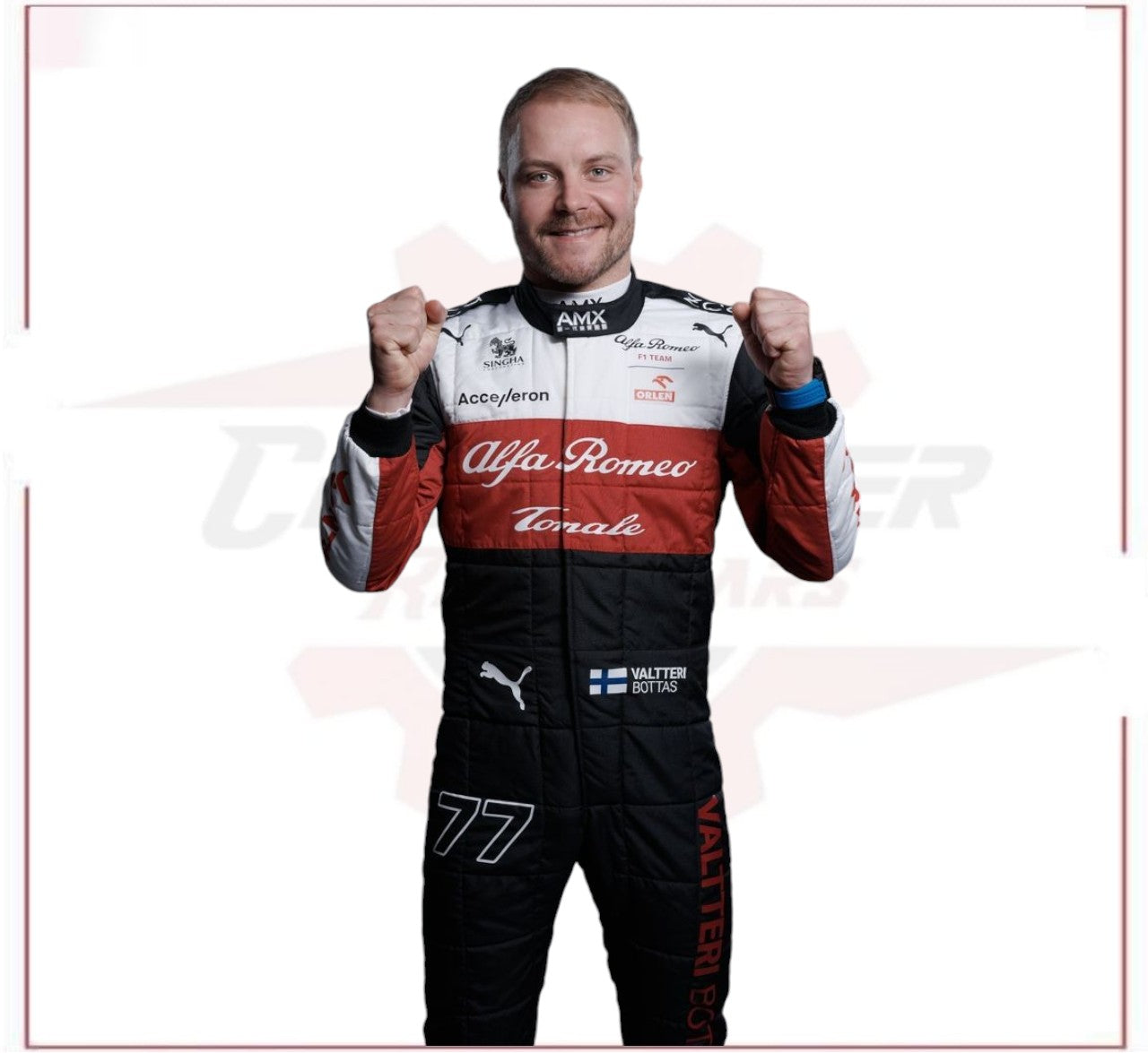 New 2022 Valtteri Bottas Alfa Romeo F1 Race Suit -  Miami GP