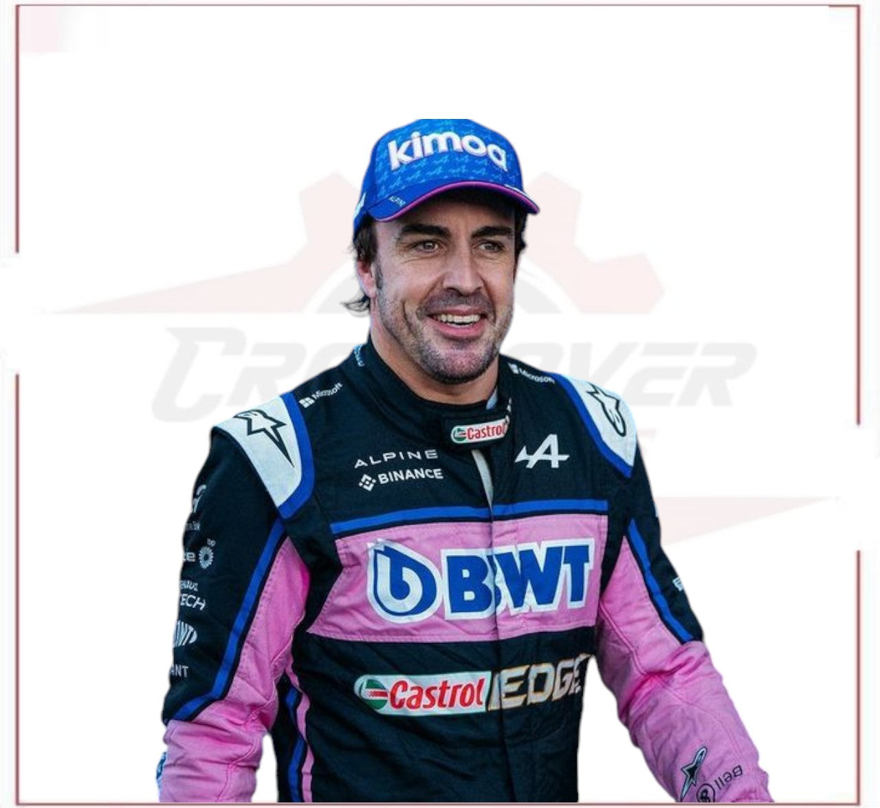 Fernando Alonso 2022 Race Used Race Suit CROSSOVER RACEWEARS