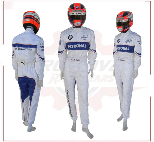 Robert Kubica BMW 2008 Replica Racing Suit Embroidery
