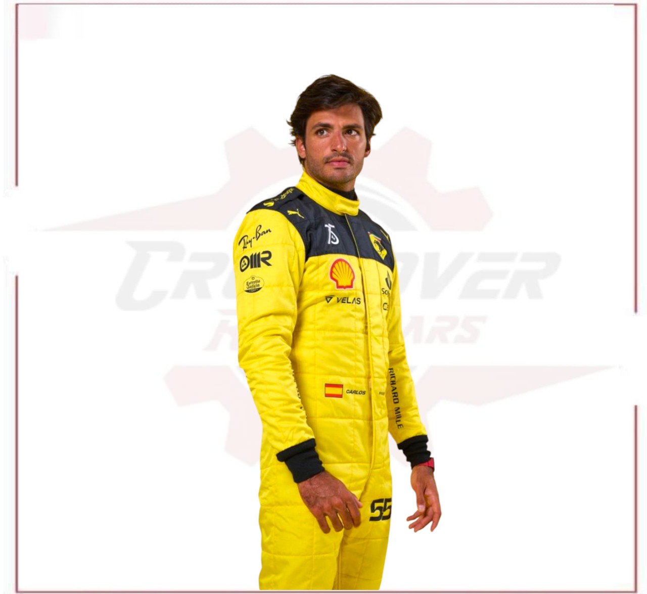 2022 Carlos Sainz Ferrari F1 Racing Suit - MONZA GP - CROSSOVER RACEWEARS 