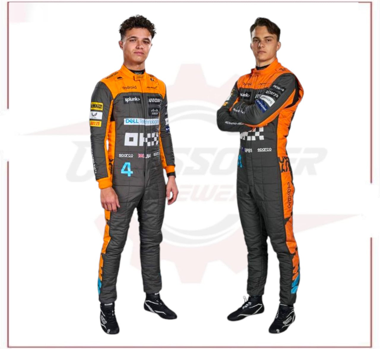 2023 Oscar Piastri McLaren Formula 1 Race Suit CROSSOVER RACEWEARS