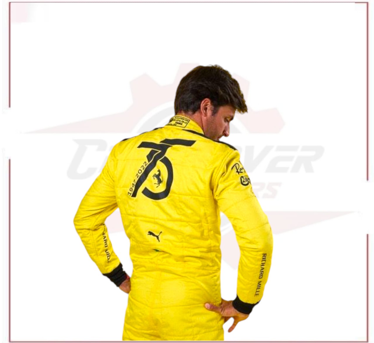 2022 Carlos Sainz Ferrari F1 Racing Suit - MONZA GP - CROSSOVER RACEWEARS 