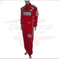 2014 Fernando Alonso Ferrari F1 Embroidered Racing Suit CROSSOVER RACEWEARS