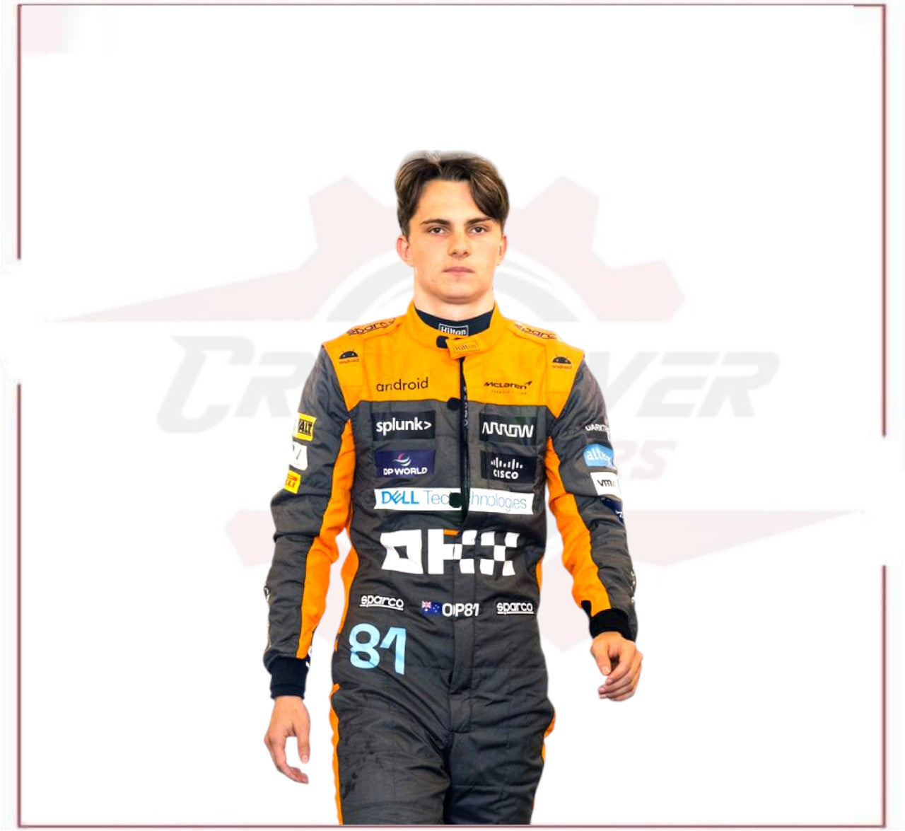 2023 Oscar Piastri McLaren Formula 1 Race Suit CROSSOVER RACEWEARS