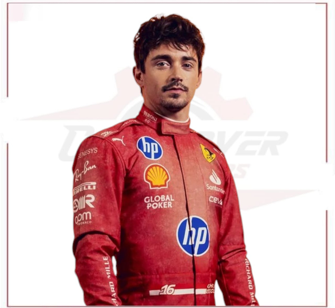 2024 Charles Leclerc Scuderia Ferrari Las Vegas GP F1 Race Suit