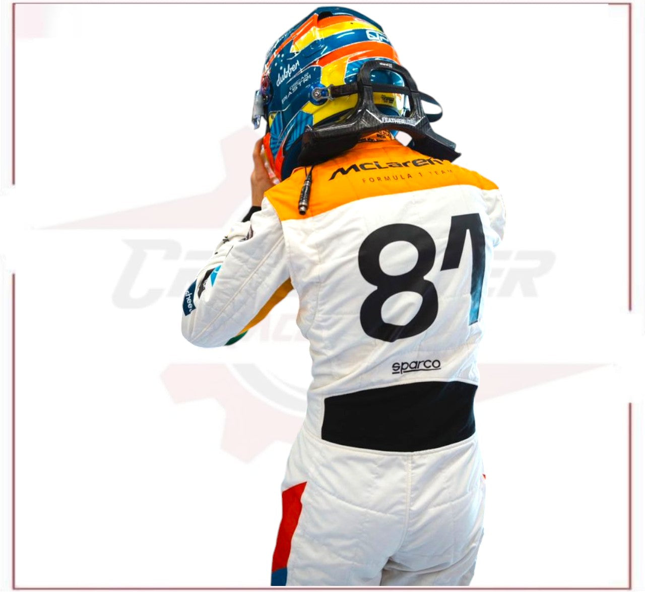 NEW MCLAREN SILVERSTONE OSCAR PIASTRI 2023 F1 TEAM RACE SUIT CROSSOVER RACEWEARS