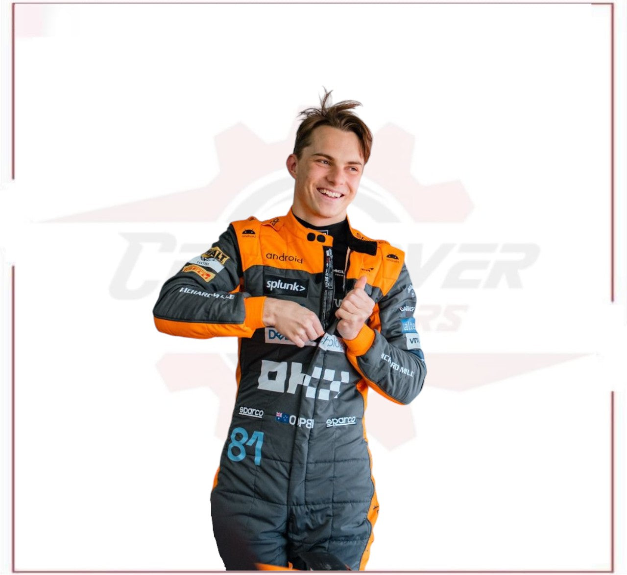 2023 Oscar Piastri McLaren Formula 1 Race Suit CROSSOVER RACEWEARS