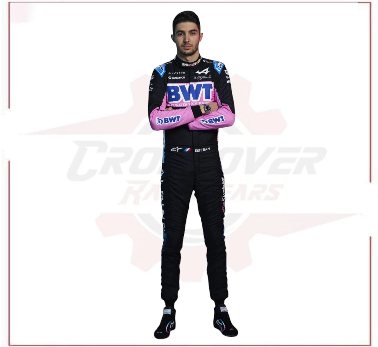 2024 BWT Esteban Ocon Alpine F1 Team Race Suit CROSSOVER RACEWEARS