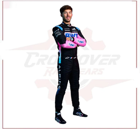 2024 BWT Pierre Gasly Alpine F1 Team Race Suit CROSSOVER RACEWEARS
