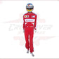 2013 Fernando Alonso Ferrari F1 Embroidered Racing Suit CROSSOVER RACEWEARS