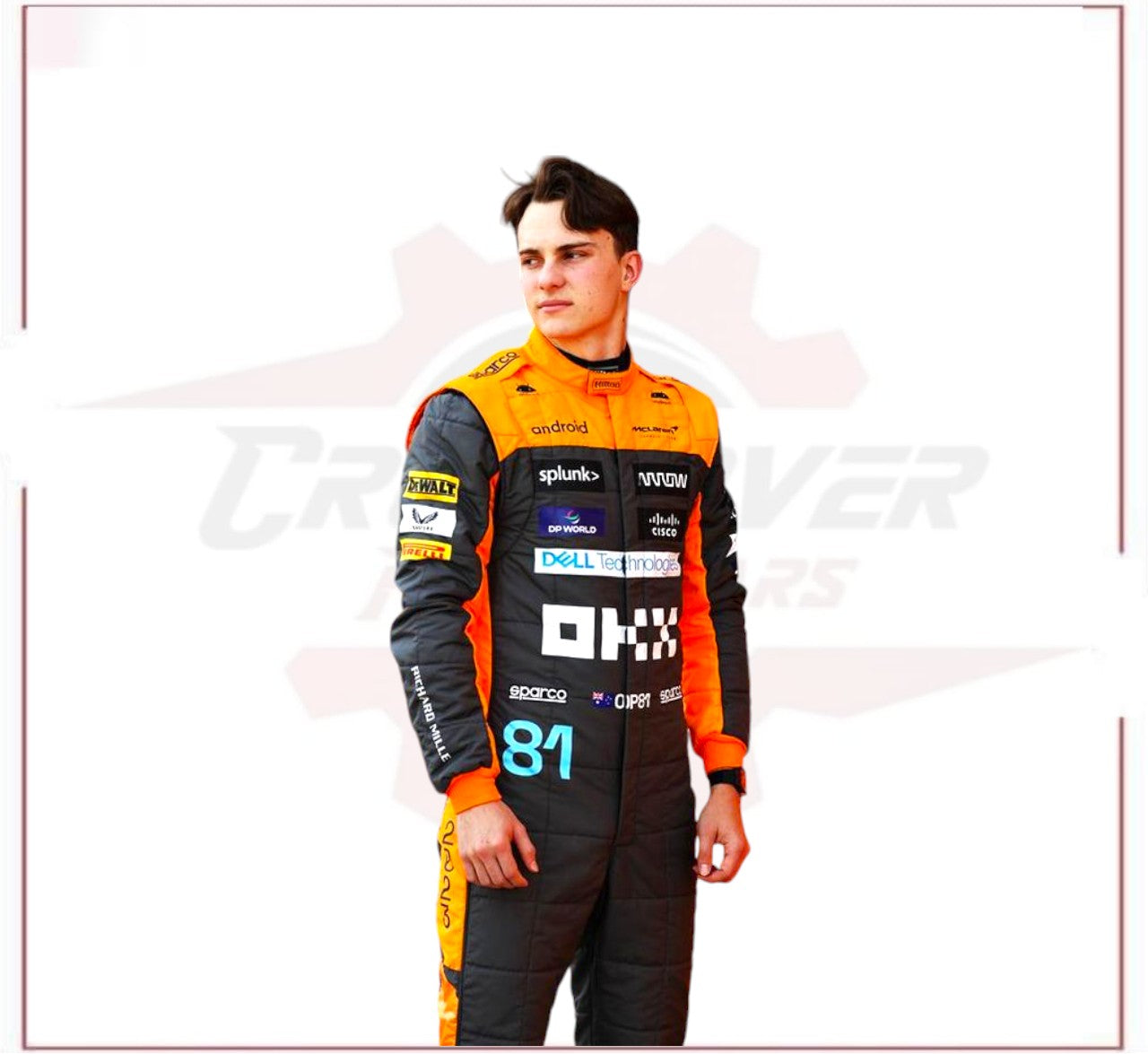2023 Oscar Piastri McLaren Formula 1 Race Suit CROSSOVER RACEWEARS