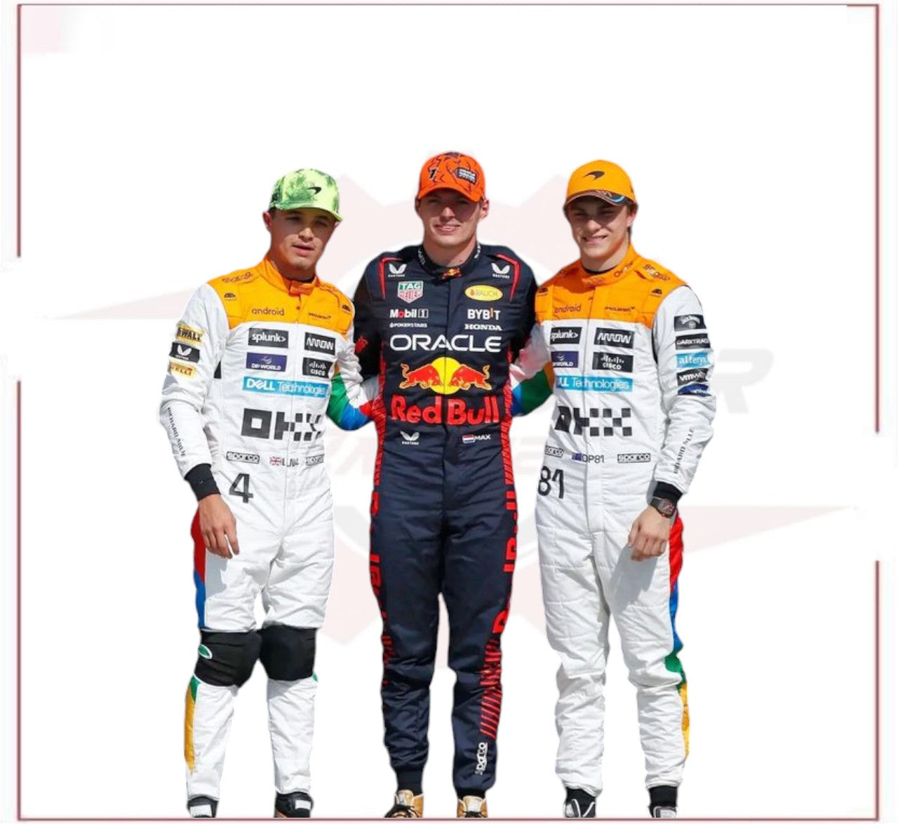 NEW MCLAREN SILVERSTONE OSCAR PIASTRI 2023 F1 TEAM RACE SUIT CROSSOVER RACEWEARS