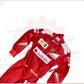 2014 Fernando Alonso Ferrari F1 Embroidered Racing Suit CROSSOVER RACEWEARS