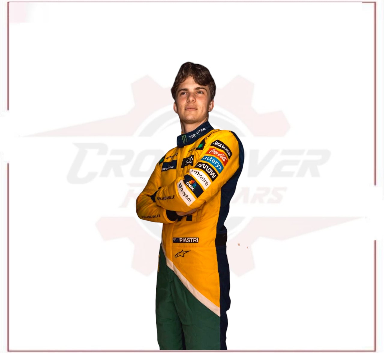 2024 New McLaren Oscar Piastri F1 Team Race Suit CROSSOVER RACEWEARS
