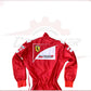 2014 Fernando Alonso Ferrari F1 Embroidered Racing Suit CROSSOVER RACEWEARS